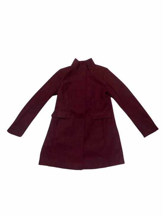Vince Camuto Jackets & Blazers - Women's Burgundy Faux Wool Coat